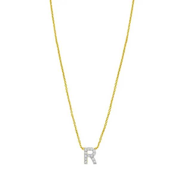 14K Mini Diamond R Initial Clater Jewelers Louisville, KY