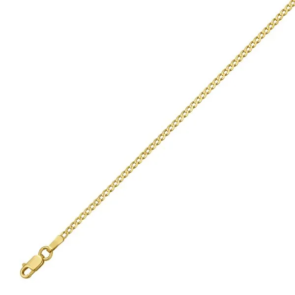 14K Gold 2.2mm Comfort Curb Chain Tennies Jewelry Appleton, WI