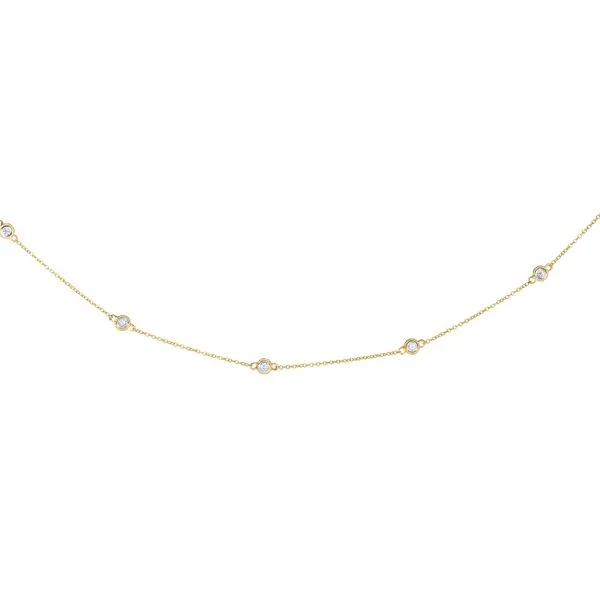 14K Gold .25ct Diamonds by the Yard Necklace Tennies Jewelry Appleton, WI