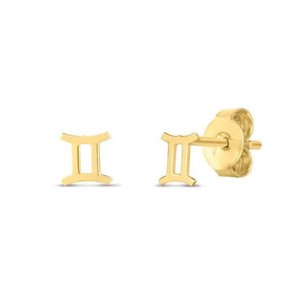 14K Gold Gemini Studs Tennies Jewelry Appleton, WI