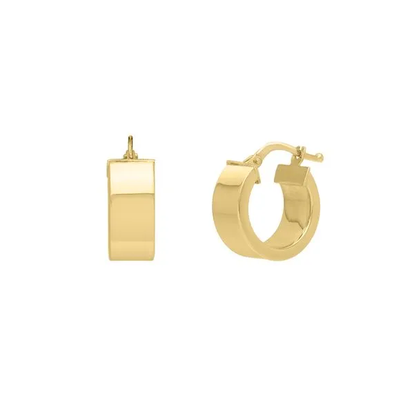 14K Small Wedding Band Hoops  James & Williams Jewelers Berwyn, IL