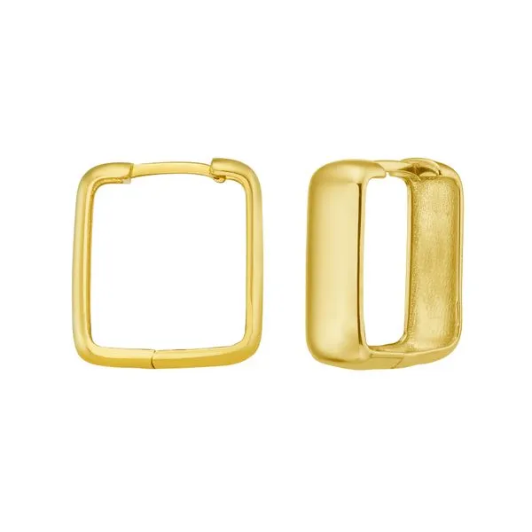 14K Square Hoops Clater Jewelers Louisville, KY