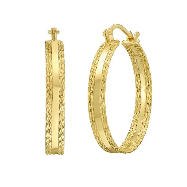 14K Sparkle Spring Hoops Tennies Jewelry Appleton, WI