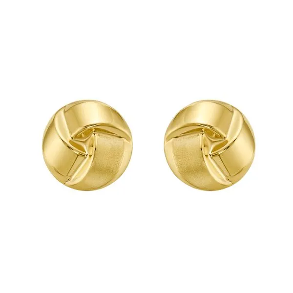 14K Large Fancy Knot Studs Tennies Jewelry Appleton, WI