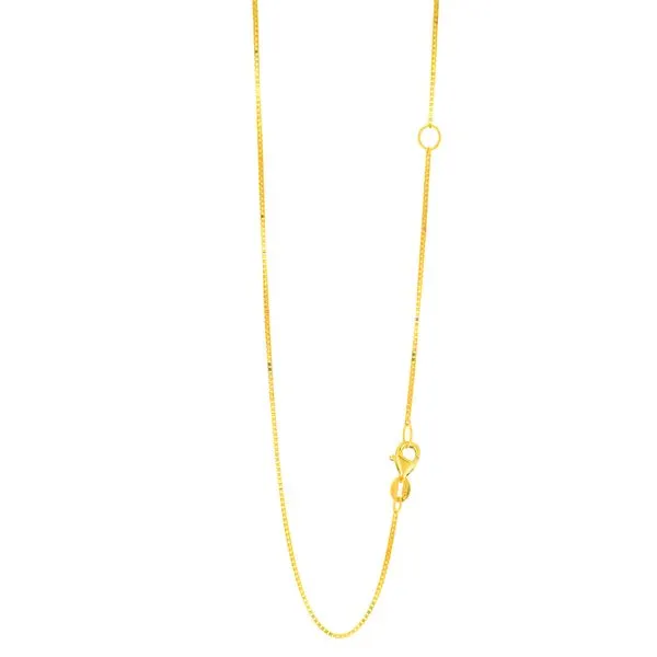 14K Gold .8mm Extendable Chain  Tennies Jewelry Appleton, WI