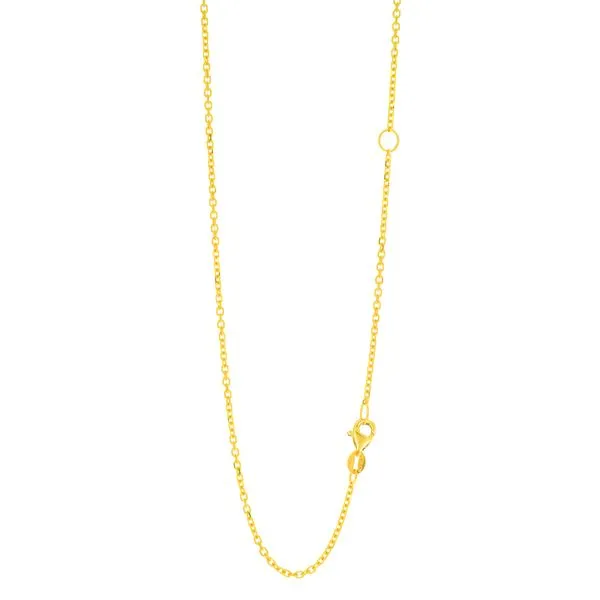 14K Gold 1.5mm Extendable Chain  Tennies Jewelry Appleton, WI