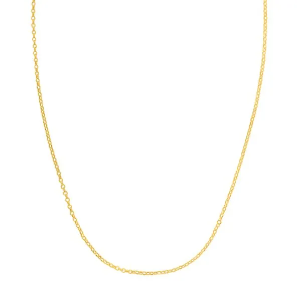 14K 1.4mm Double Extendable Lite Rolo Chain James & Williams Jewelers Berwyn, IL