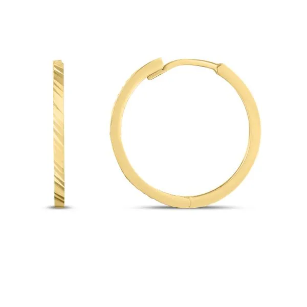 14K Gold Round Hoops Tennies Jewelry Appleton, WI