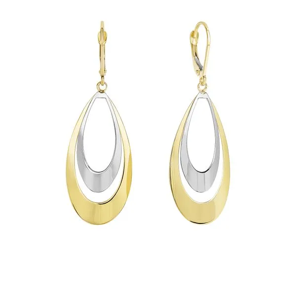 14K Gold Tear Drop Dangle Earring Tennies Jewelry Appleton, WI