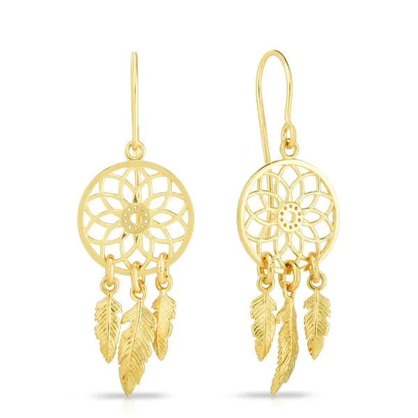 14K Gold Dreamcatcher Earring Tennies Jewelry Appleton, WI