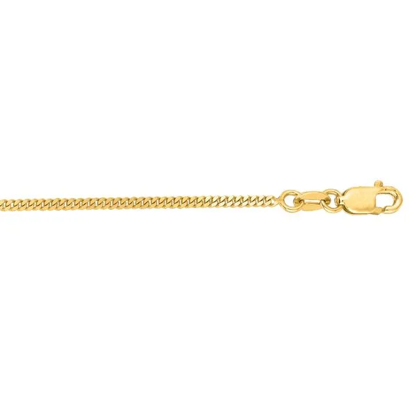 14K Gold 1.4mm Gourmette Chain Alan Miller Jewelers Oregon, OH