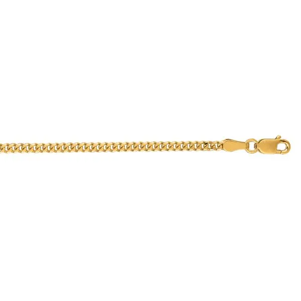 14K Gold 2.2mm Gourmette Chain Tennies Jewelry Appleton, WI