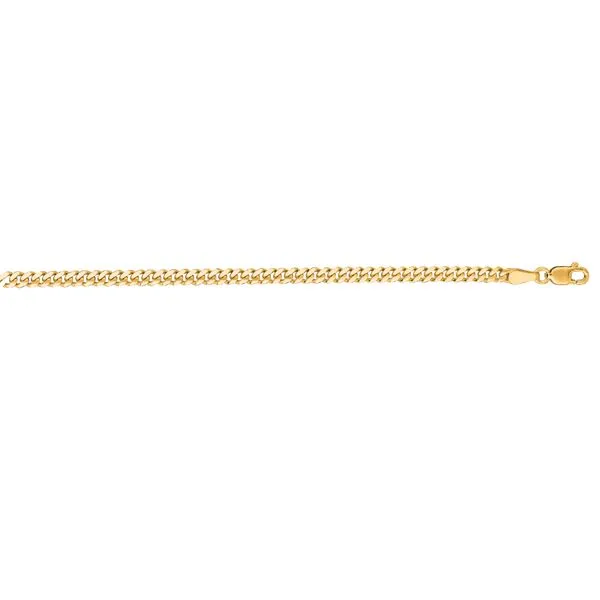 14K Gold 2.8mm Gourmette Chain Tennies Jewelry Appleton, WI