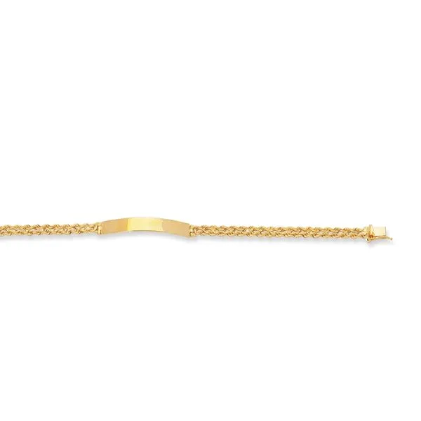 14K Gold Rope Chain with ID Bracelet James & Williams Jewelers Berwyn, IL