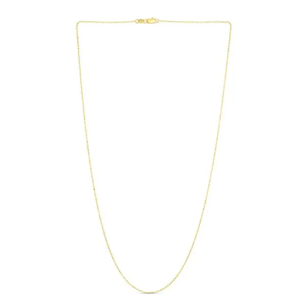 14K Gold 0.9mm Diamond Cut Bead Chain Tennies Jewelry Appleton, WI