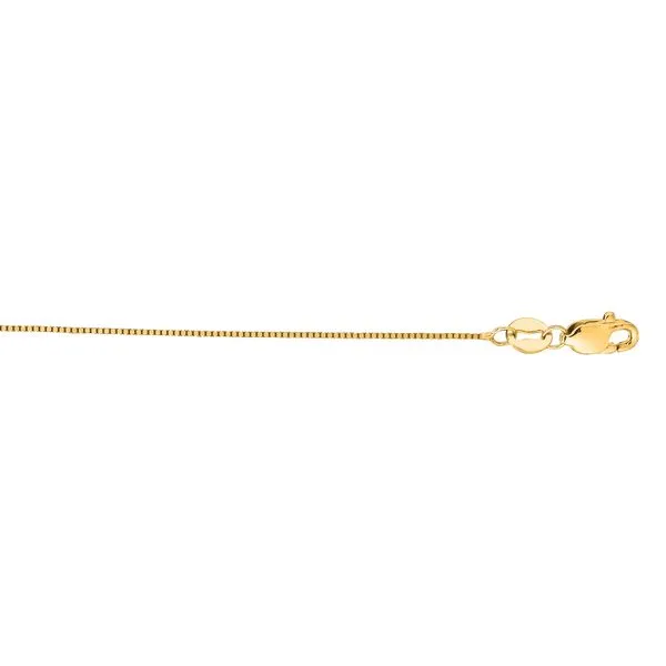 14K Gold .45mm Classic Box Chain  Alan Miller Jewelers Oregon, OH
