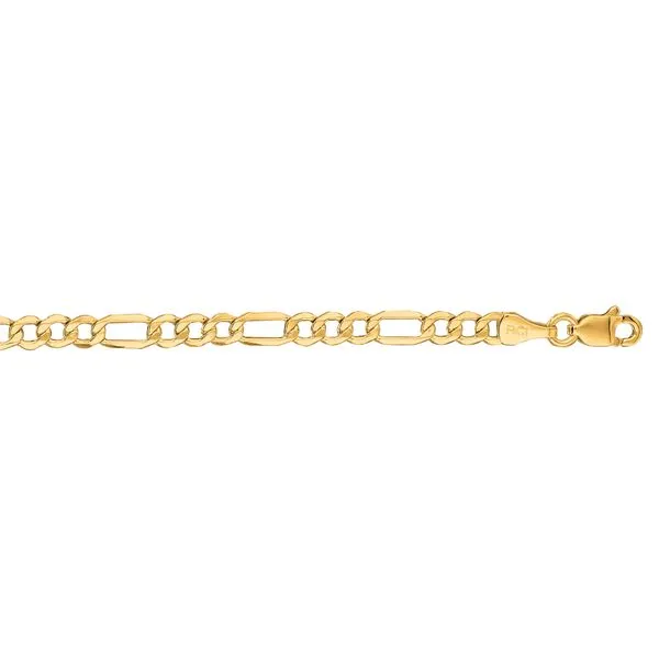 14K Gold 3.7mm Lite Figaro Chain Tennies Jewelry Appleton, WI