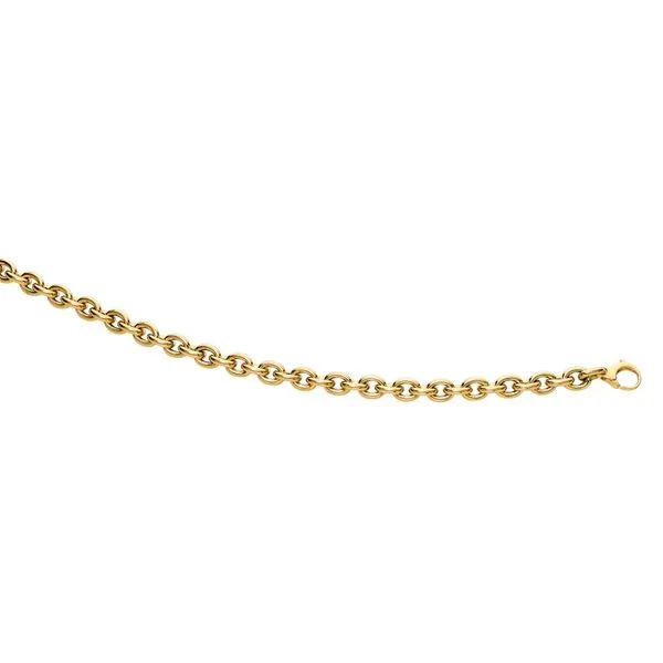 14K Gold Polished Oval Cable Link Chain Tennies Jewelry Appleton, WI
