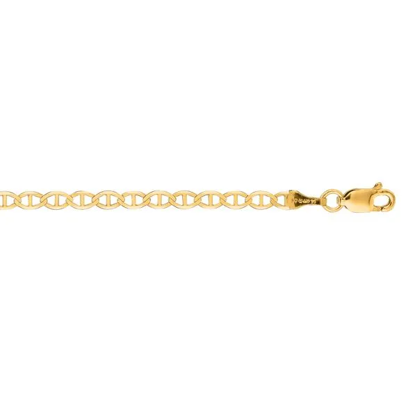 14K Gold 3.2mm Mariner Chain Alan Miller Jewelers Oregon, OH