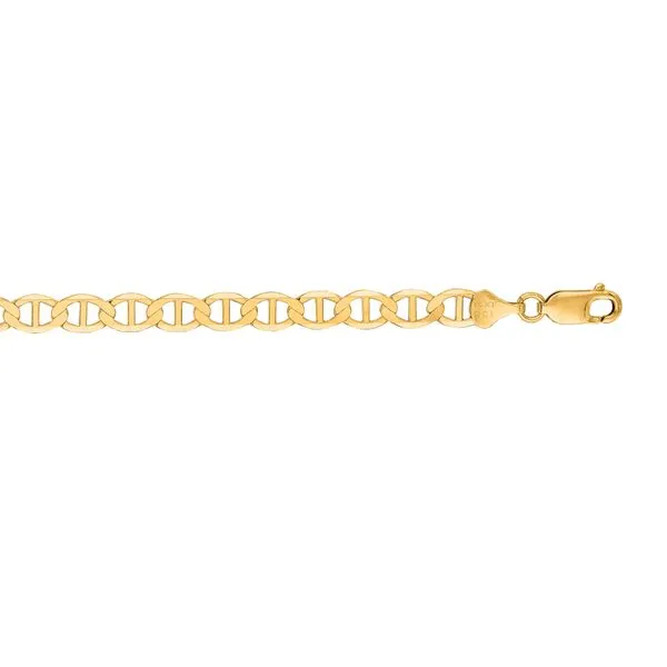 14K Gold 6.3mm Mariner Chain  Tennies Jewelry Appleton, WI