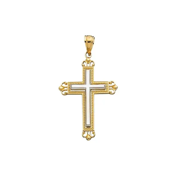 14K Gold Vintage Filigree Cross Tennies Jewelry Appleton, WI