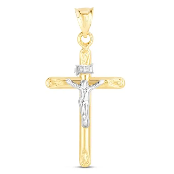 14K Gold Medium Crucifix Cross Tennies Jewelry Appleton, WI