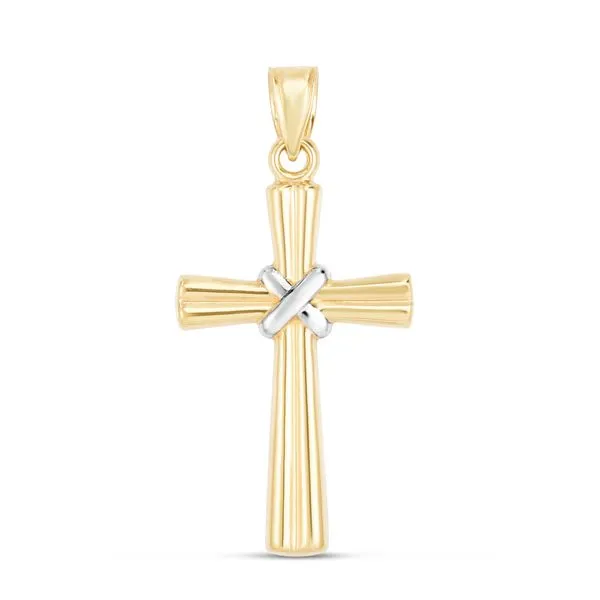 14K Gold X Detail Cross Tennies Jewelry Appleton, WI