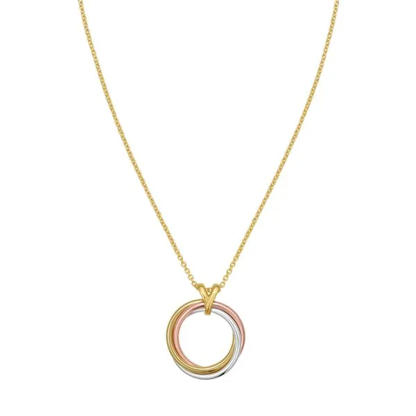 14K Trinity Circle Necklace Clater Jewelers Louisville, KY
