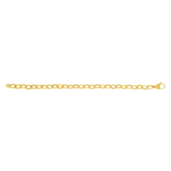 14K Gold Polished Mini Oval Link Chain Tennies Jewelry Appleton, WI