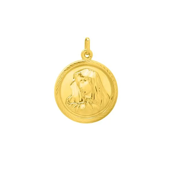 14K Gold Religious Virgin Mary Pendant Tennies Jewelry Appleton, WI