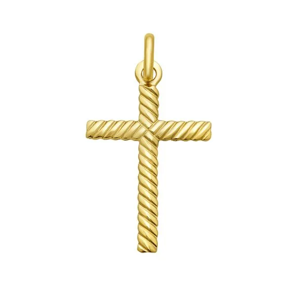 14K Cable Cross Pendant Clater Jewelers Louisville, KY