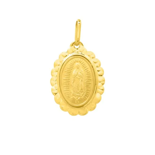 14K Gold Our Lady of Guadalupe Pendant Tennies Jewelry Appleton, WI