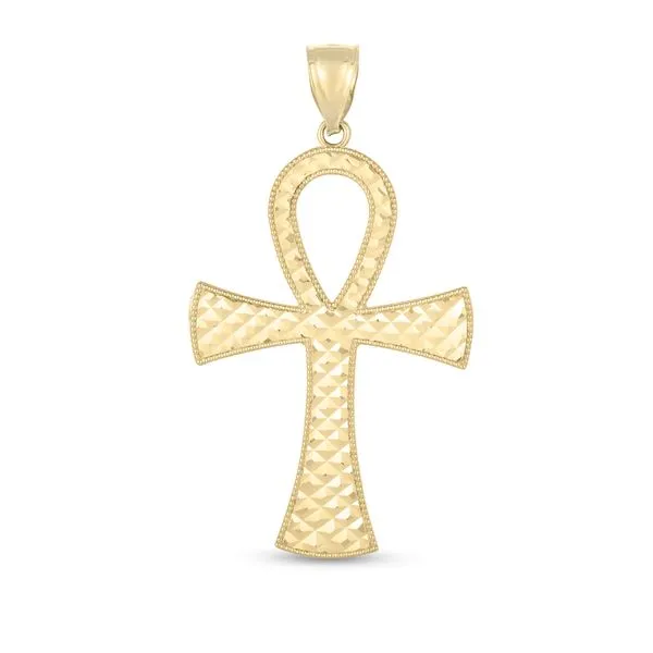 14K Gold Ankh Cross Pendant Tennies Jewelry Appleton, WI