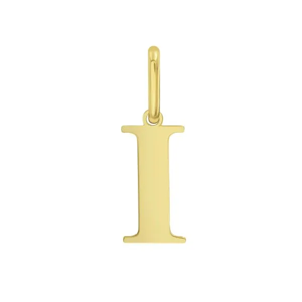 14K Gold Initial I Charm Tennies Jewelry Appleton, WI