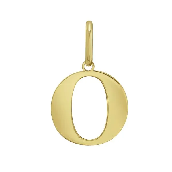 14K Gold Initial O Charm Tennies Jewelry Appleton, WI