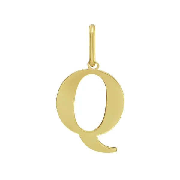 14K Gold Initial Q Charm Tennies Jewelry Appleton, WI
