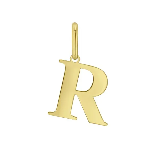 14K Gold Initial R Charm Tennies Jewelry Appleton, WI