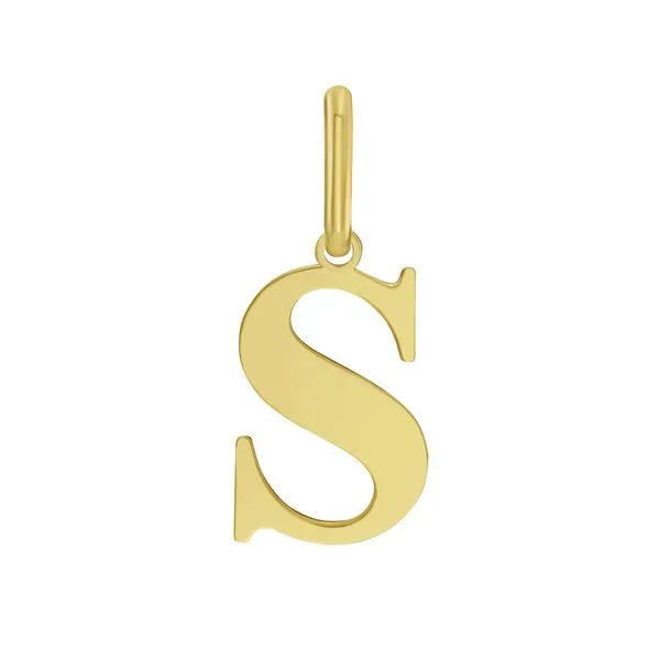 14K Gold Initial S Charm Jim's Jewelers Tyler, TX