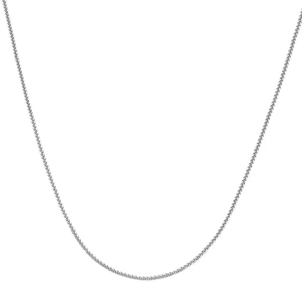 Platinum 1.4mm Diamond Cut Square Wheat Chain Scirto's Jewelry Lockport, NY