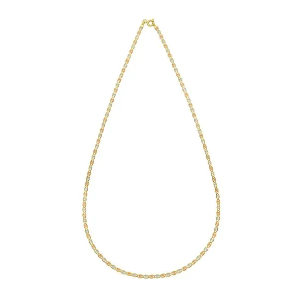 14K Gold 2mm Pave Valentino Chain Clater Jewelers Louisville, KY