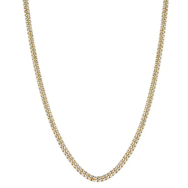 14K 4mm Pave Classic Miami Cuban Chain Gysbers Jewelry Waupun, WI