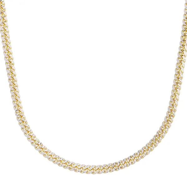 14K 5mm Pave Classic Miami Cuban Chain Scirto's Jewelry Lockport, NY