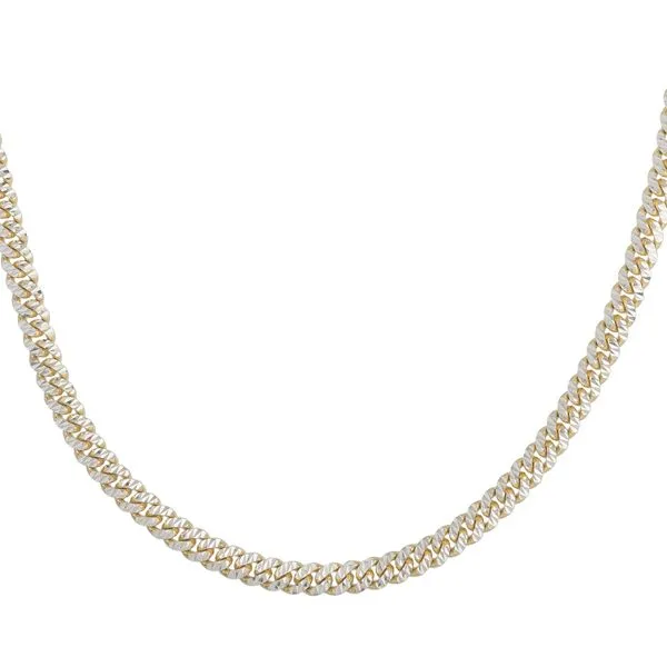 14K 6mm Pave Classic Miami Cuban Chain Alan Miller Jewelers Oregon, OH