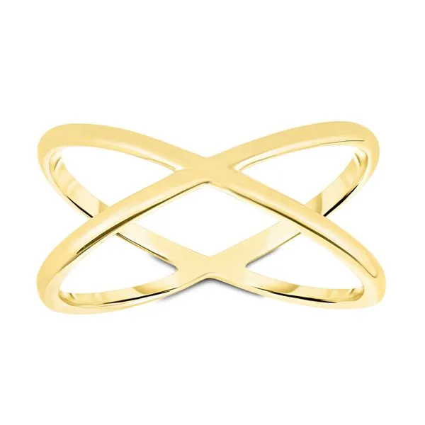 14K Gold Crisscross Ring Tennies Jewelry Appleton, WI
