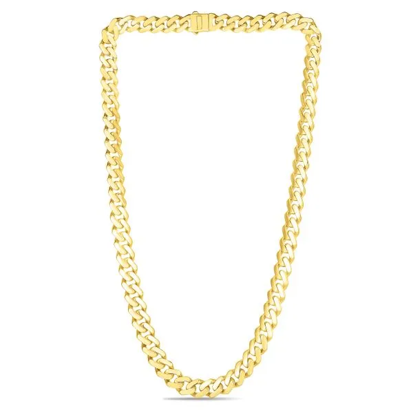 14K Gold 9.5mm Lite Miami Cuban Tennies Jewelry Appleton, WI