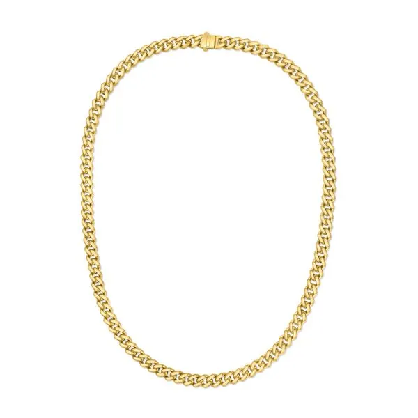 14K Gold 8mm Lite Miami Cuban Alan Miller Jewelers Oregon, OH