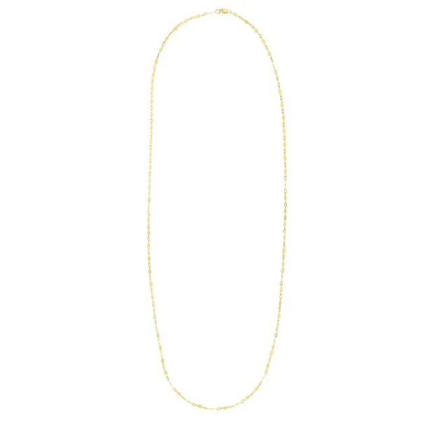 14K Gold Diamond Shape Mirror Chain Tennies Jewelry Appleton, WI