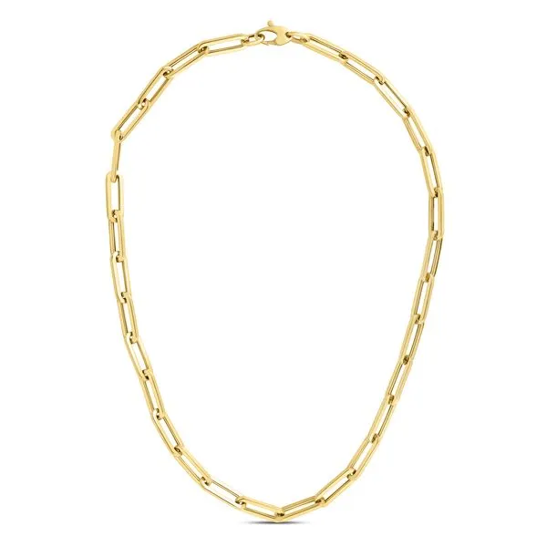 14K Gold 6.1mm Paperclip Chain  Rebel Diamonds New Hampton, IA
