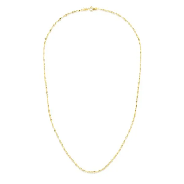 14K Gold 1.7mm Sparkle Valentino Chain  Tennies Jewelry Appleton, WI