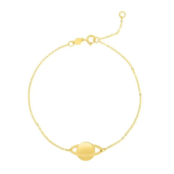 14K Gold Saturn Bracelet Tennies Jewelry Appleton, WI